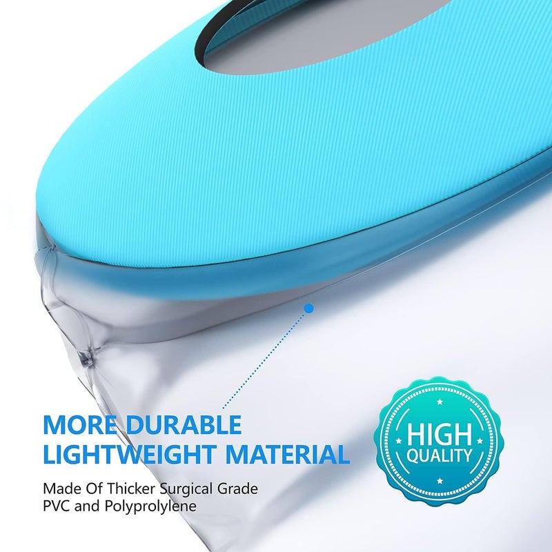 Divvsck Waterproof Knee Cast Cover for Shower, Watertight Cast Bag, Reusable, Shower Protector for Knee Replacement Surgery, Wound, Burns (M) - Image 2
